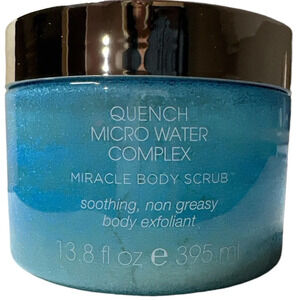 Quench Micro Water‎ Complex Miracle Body Sea Salt Scrub 13.8 fl oz NEW